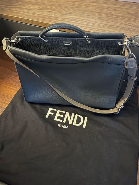 fendi peekaboo large bag|Fendi men's peekaboo bag.